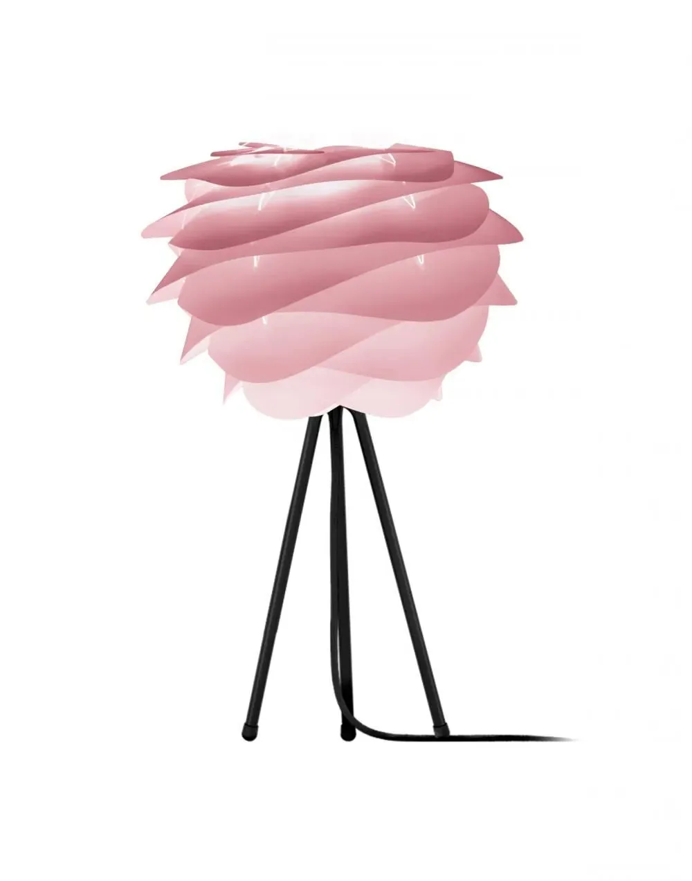 Tripod Table Lamp with Adjustable Height - Pink