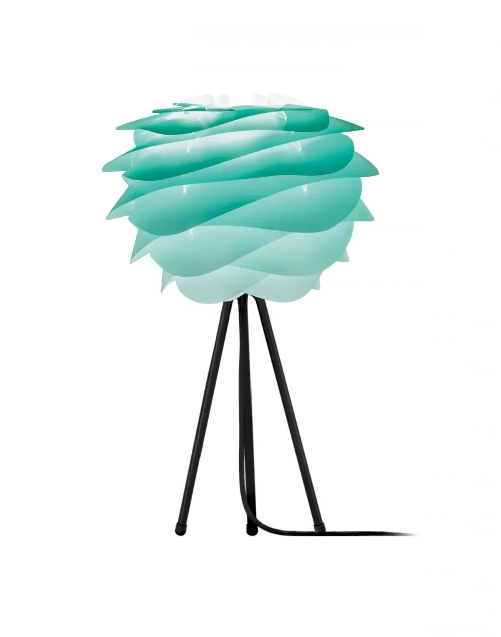 Tripod Table Lamp with Adjustable Height - Turquoise