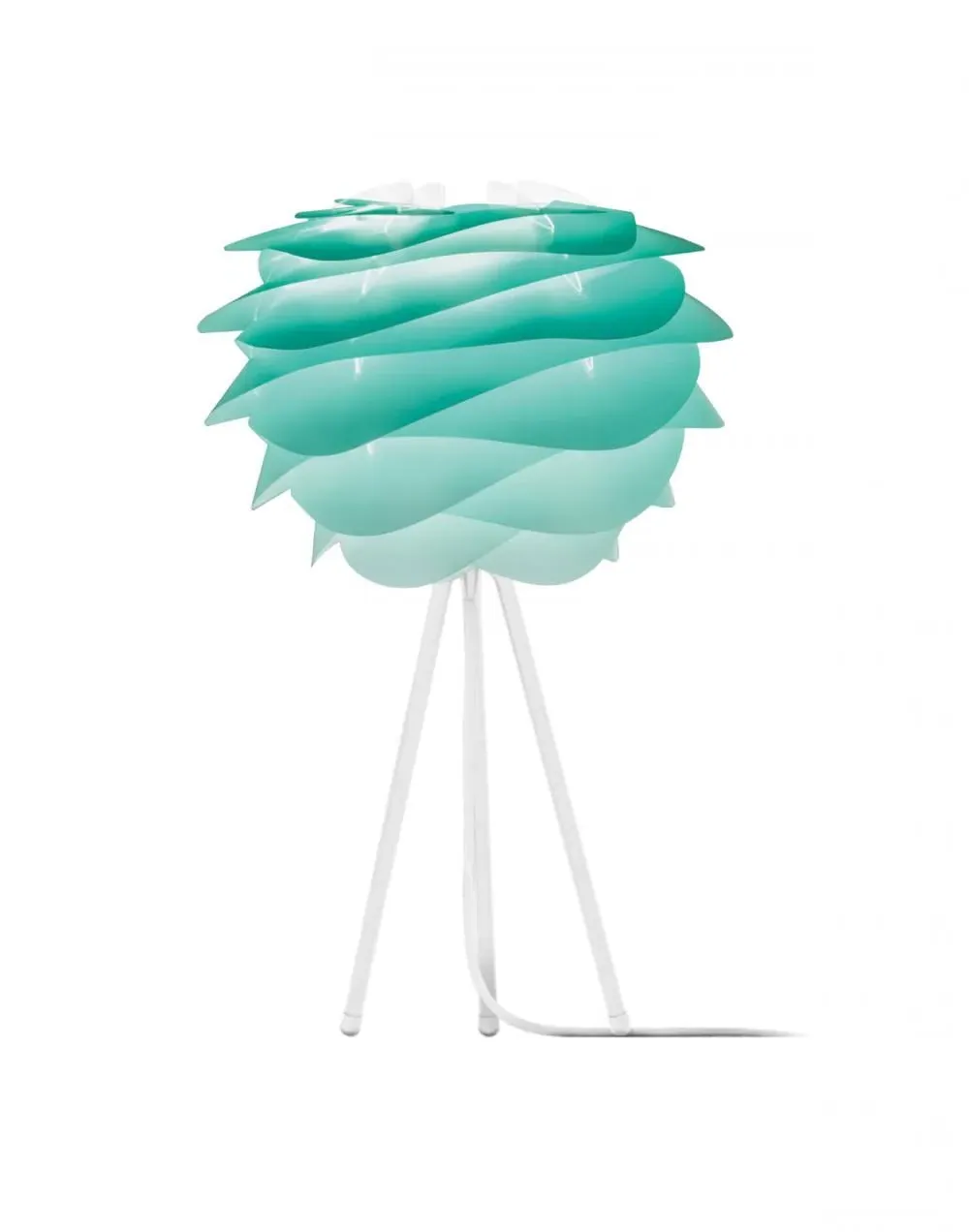 Tripod Table Lamp with Adjustable Height - Turquoise