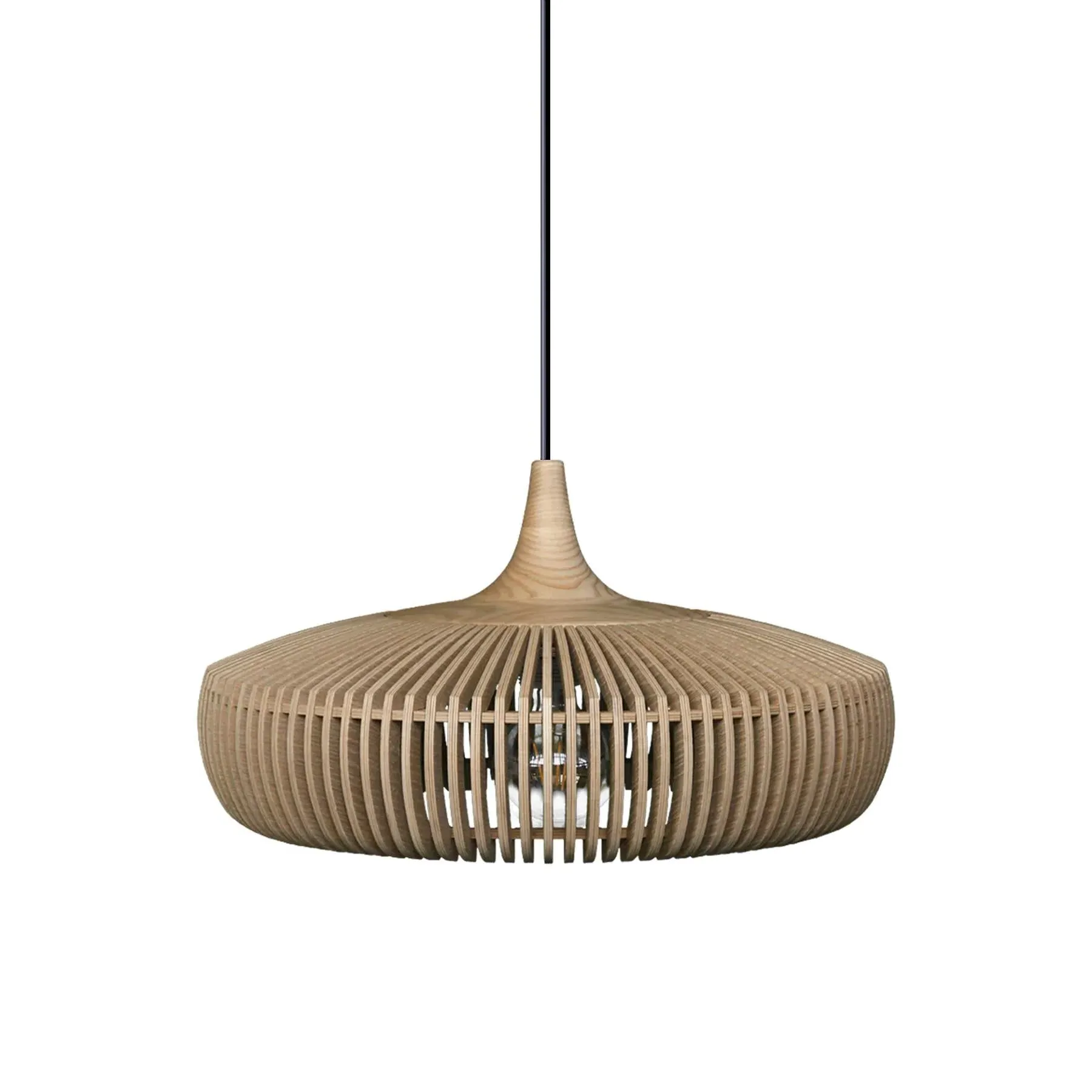 Wood Pendant Light - Oak, Veneer