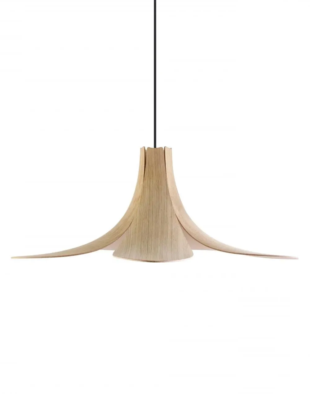 Wooden Pendant Light - Dark Oak, Veneer