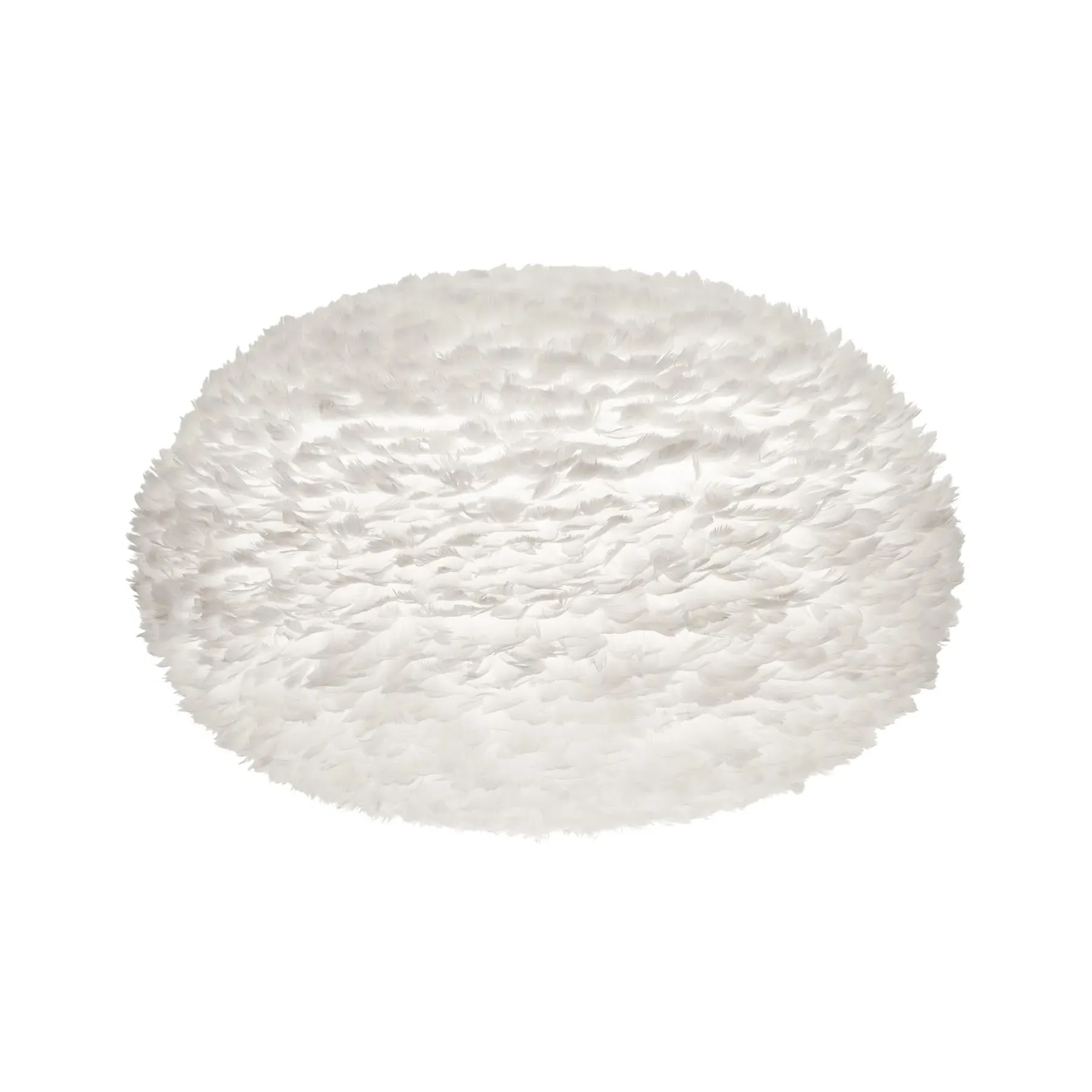 XXL Pendant Light Shade - White, Feather