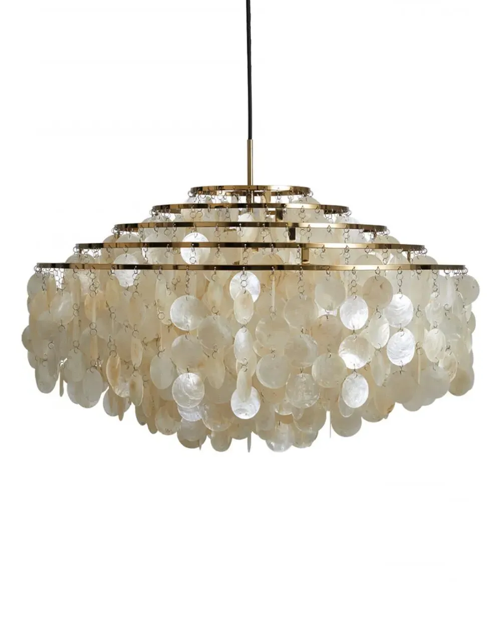 10DM Pendant Light - Brass, Mother of Pearl
