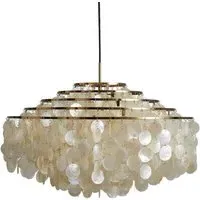 11DM Pendant Light - Brass, Mother of Pearl