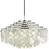 11DM Pendant Light with Discs - Chrome, Metal