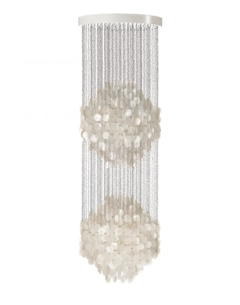 3-Drop Pendant Light Cluster - Mother of Pearl