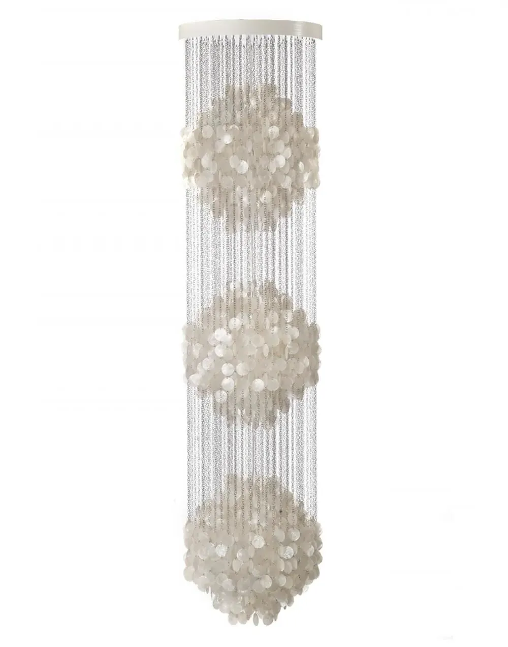 5-Drop Pendant Light Cluster - Mother of Pearl