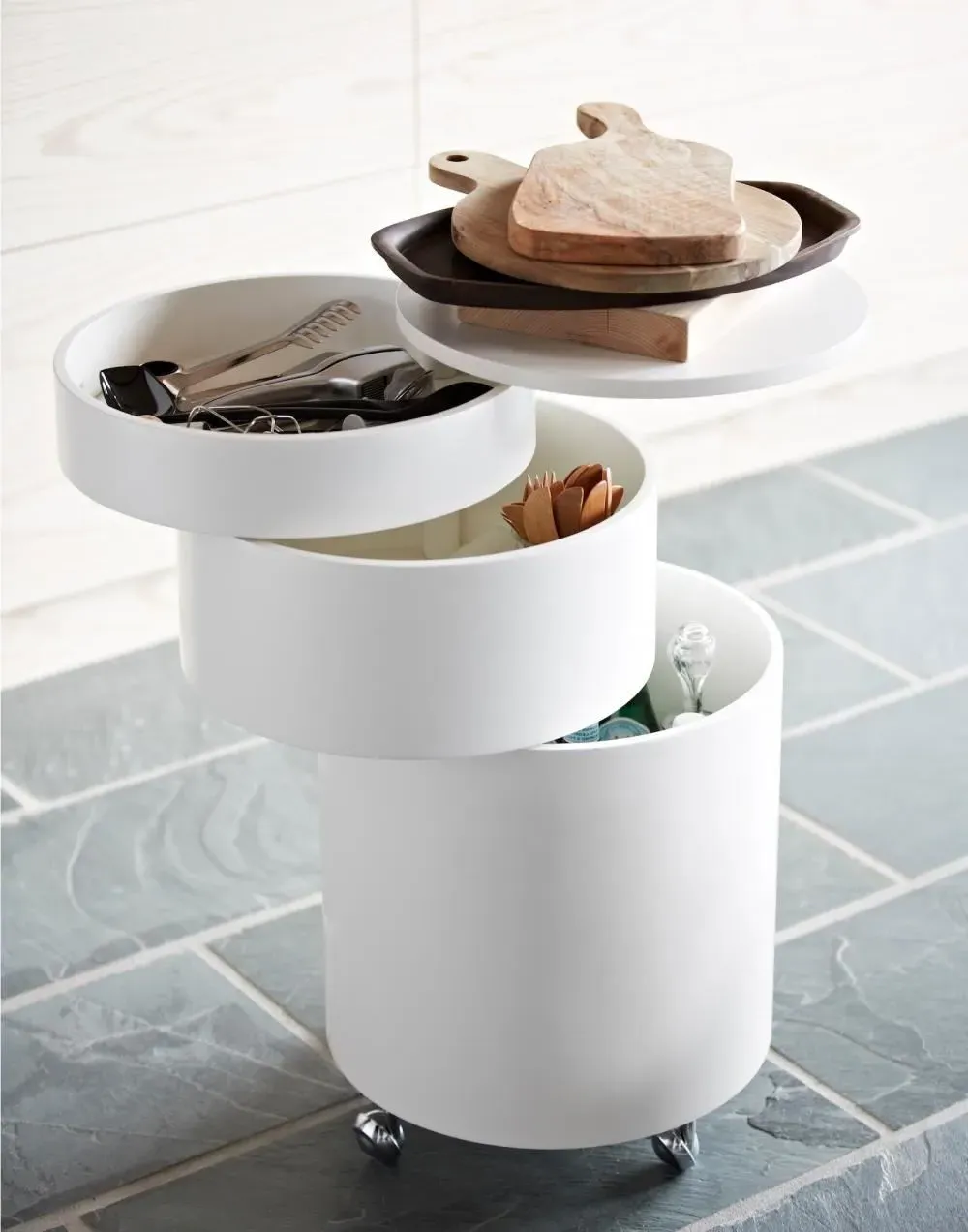 Barboy Storage Table with Castors - Black