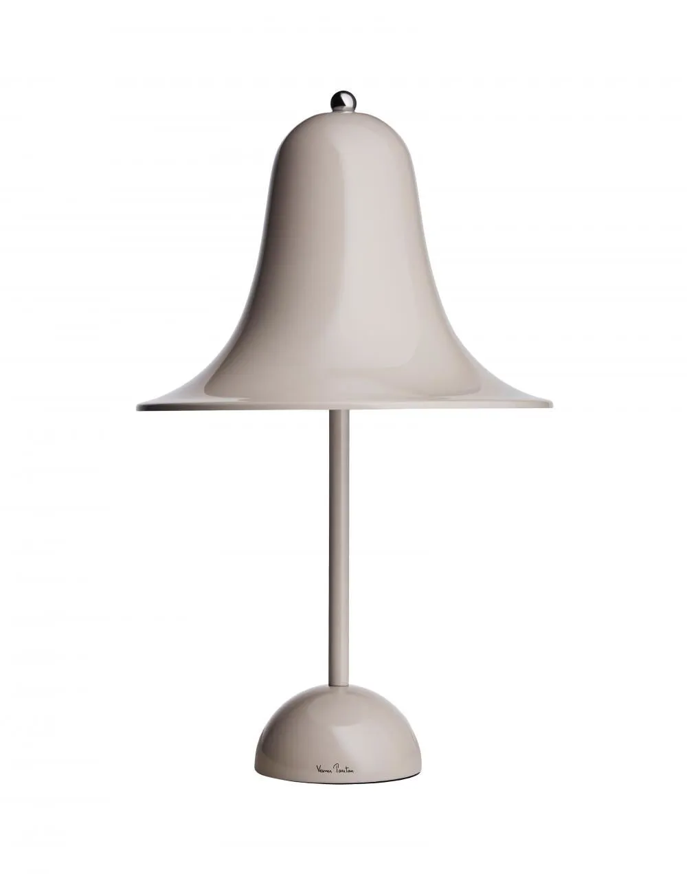 Bell-Shaped Table Lamp - Grey Sand
