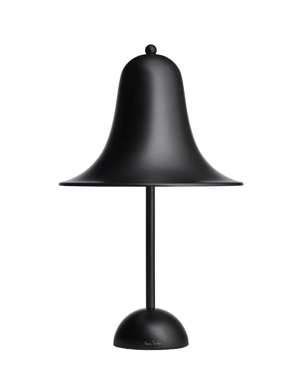 Bell-Shaped Table Lamp - Light Blue