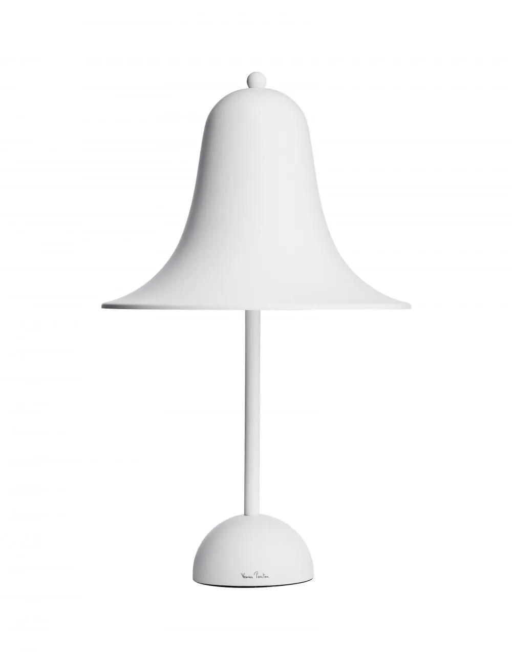 Bell-Shaped Table Lamp - Matt White