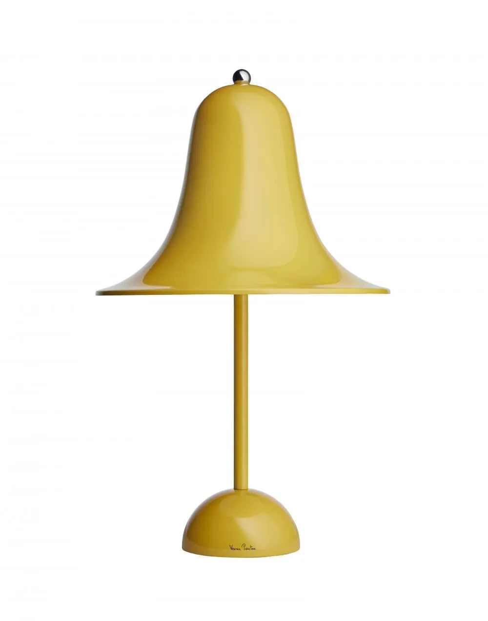 Bell-Shaped Table Lamp - Warm Yellow