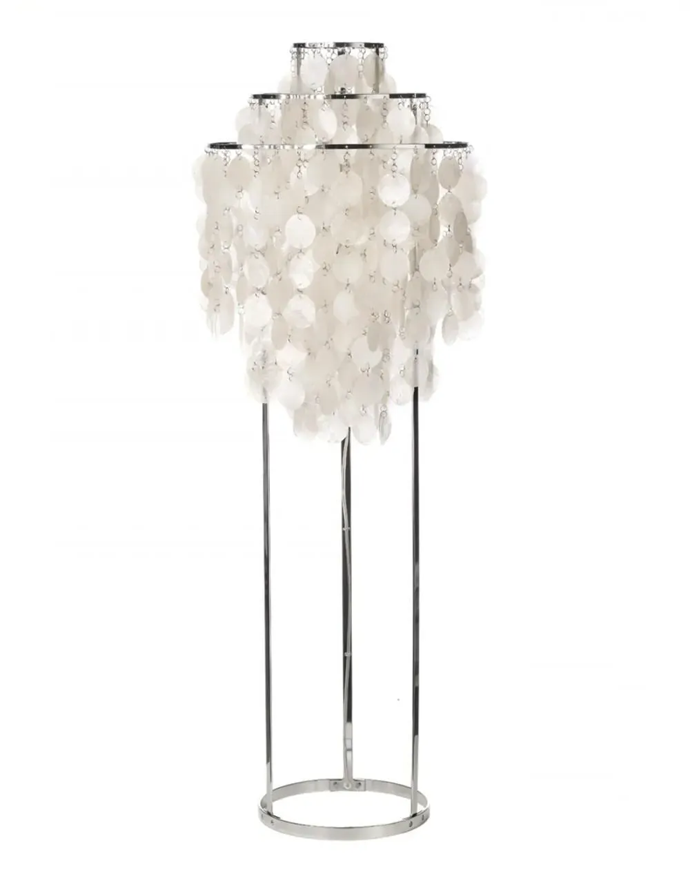 Cascading Floor Light - Mother of Pearl, Metal image