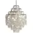 Large Pendant Light with Cascading Discs - Metal