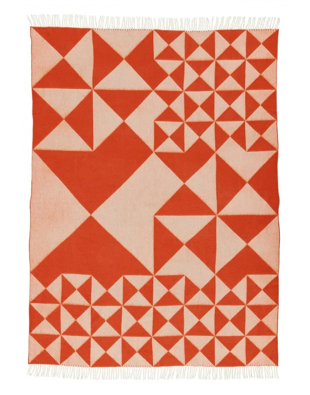Mirror Throw Blanket - Orange