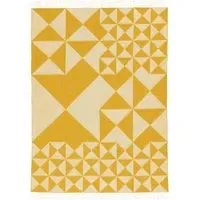 Mirror Throw Blanket - Yellow