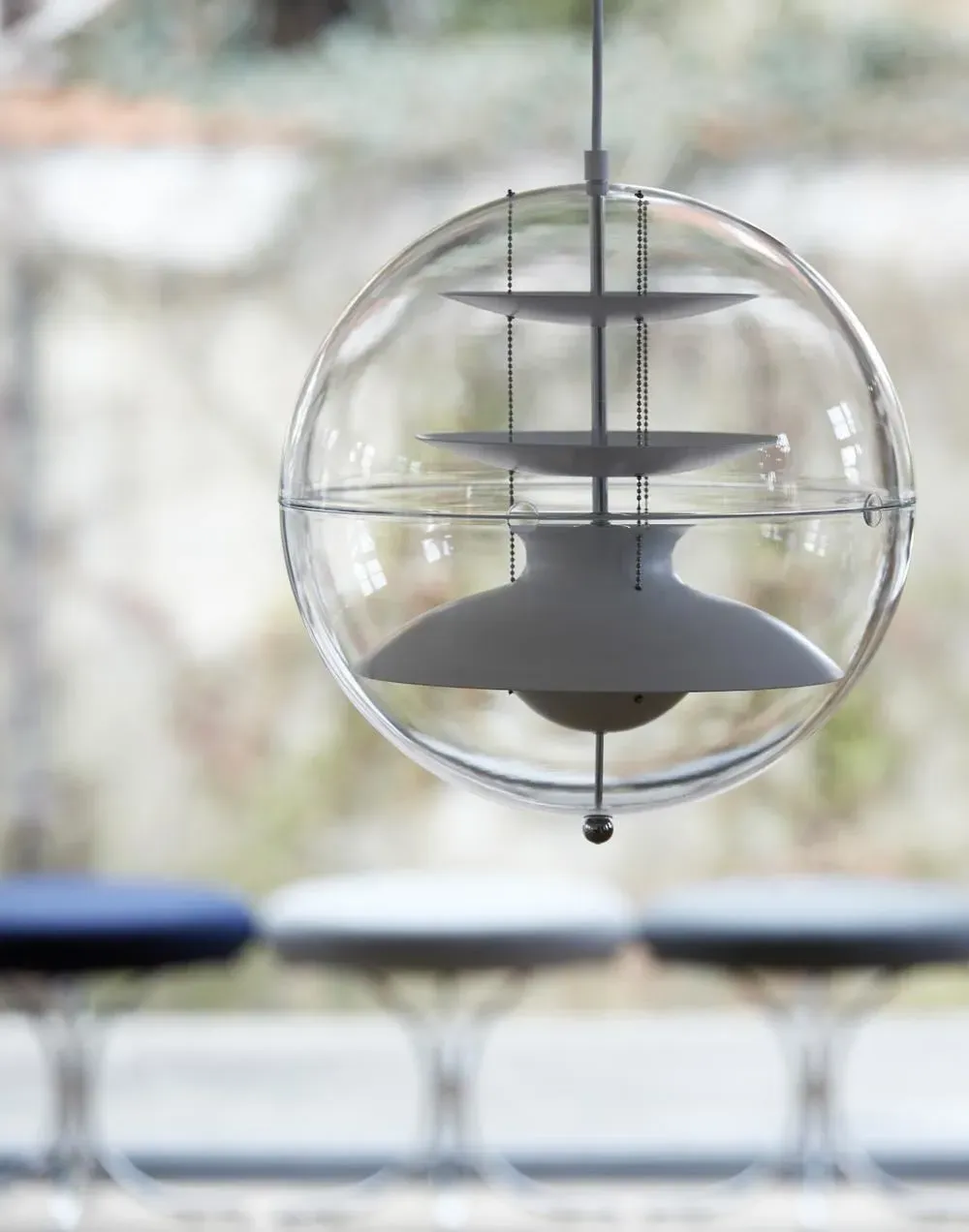 Panto Small Pendant Light - White, Acrylic