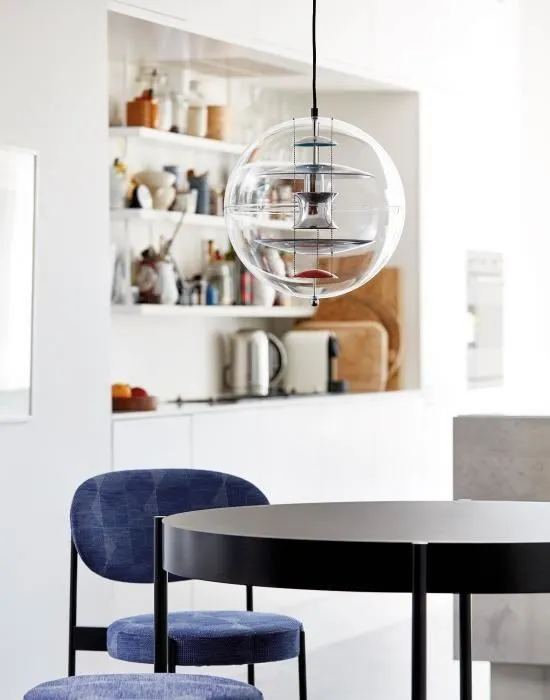 Small Globe Pendant Light - Aluminium, Acrylic