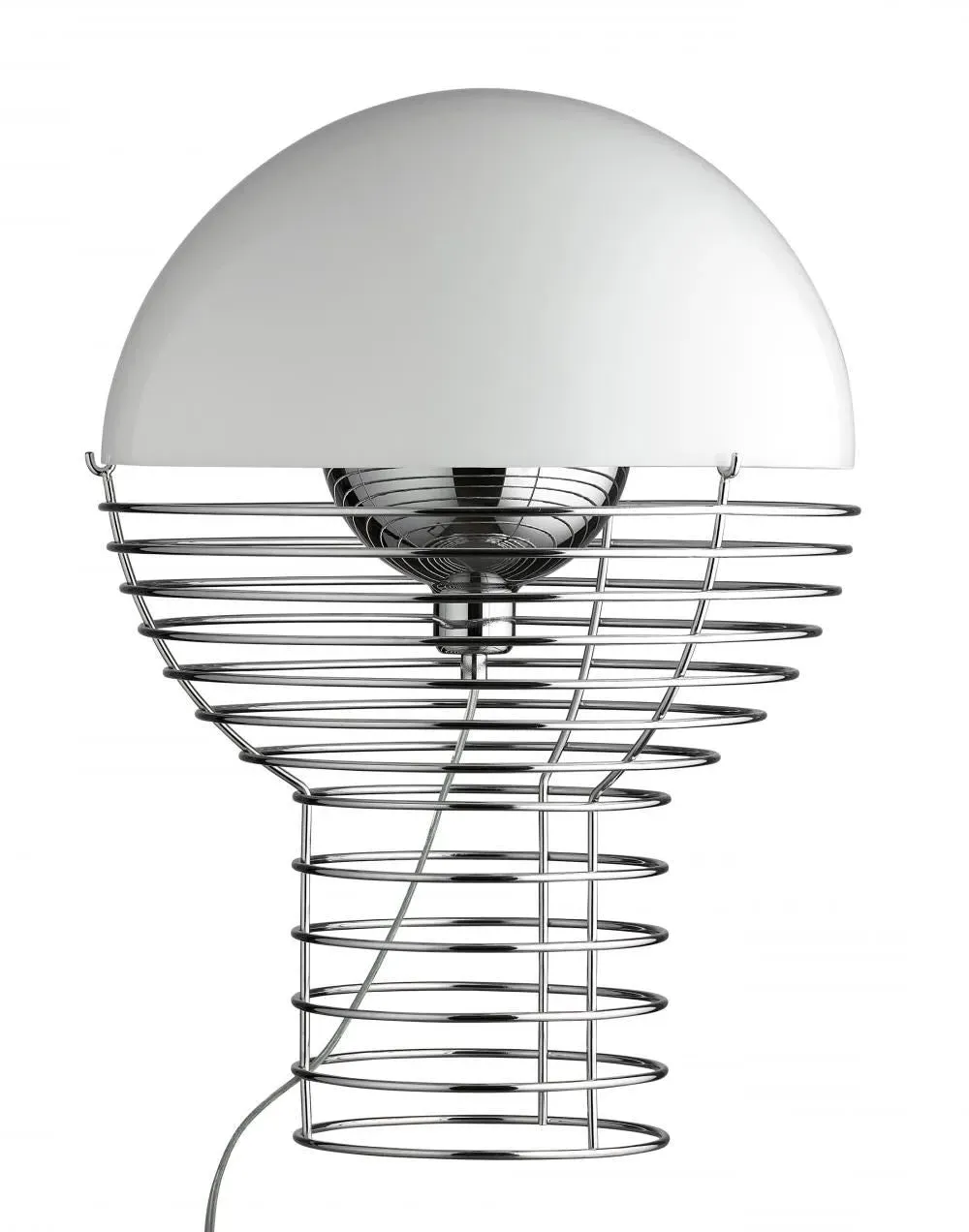 Wire Small Table Lamp - White