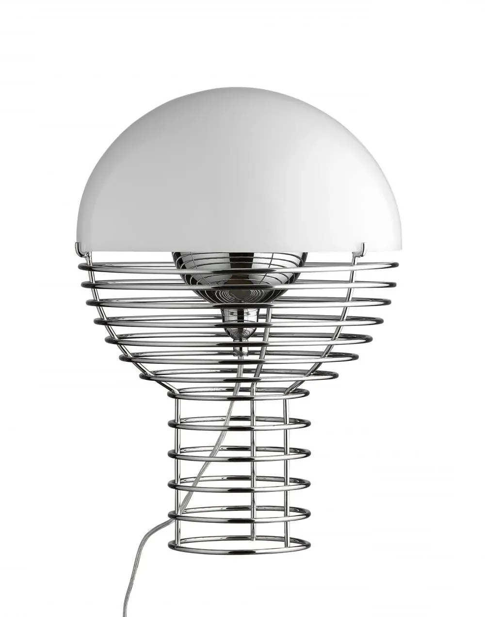 Wire Small Table Lamp - White image