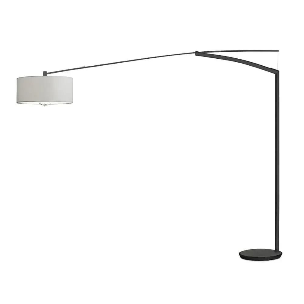 Adjustable Floor Lamp with Dimmer - Nickel