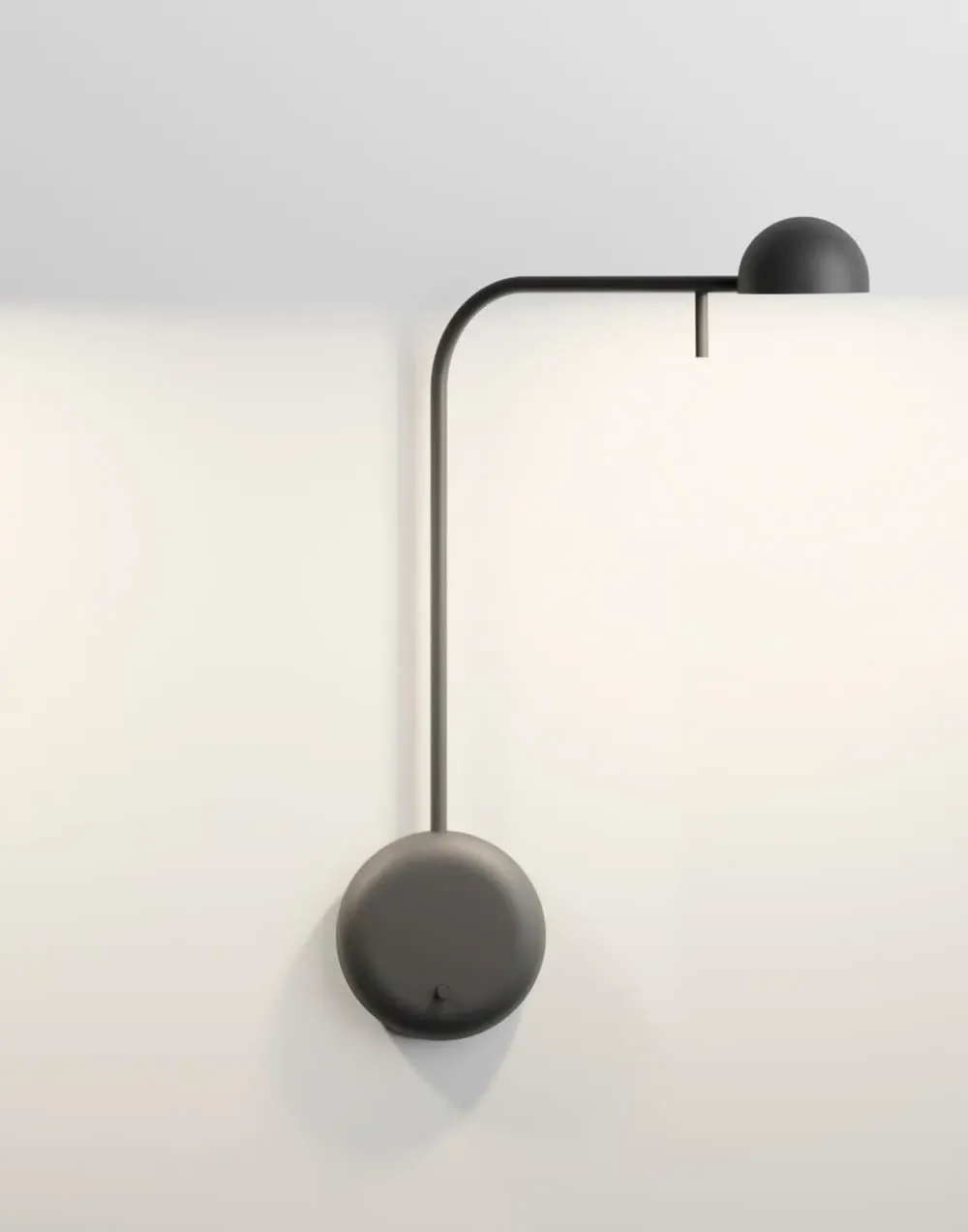 Adjustable Wall Light with Diffuser - Black image