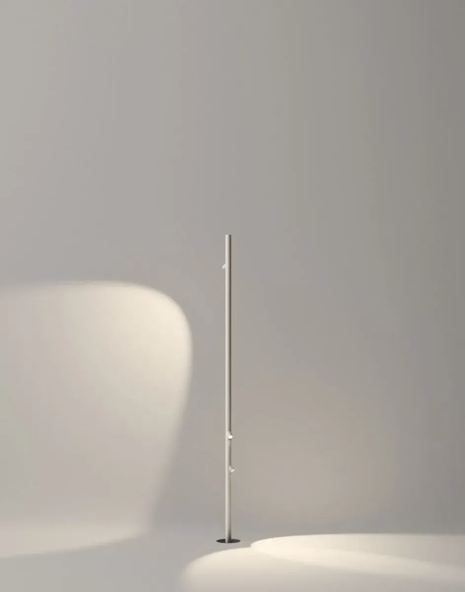 Bamboo 4804 Outdoor Floor Light - Off-white