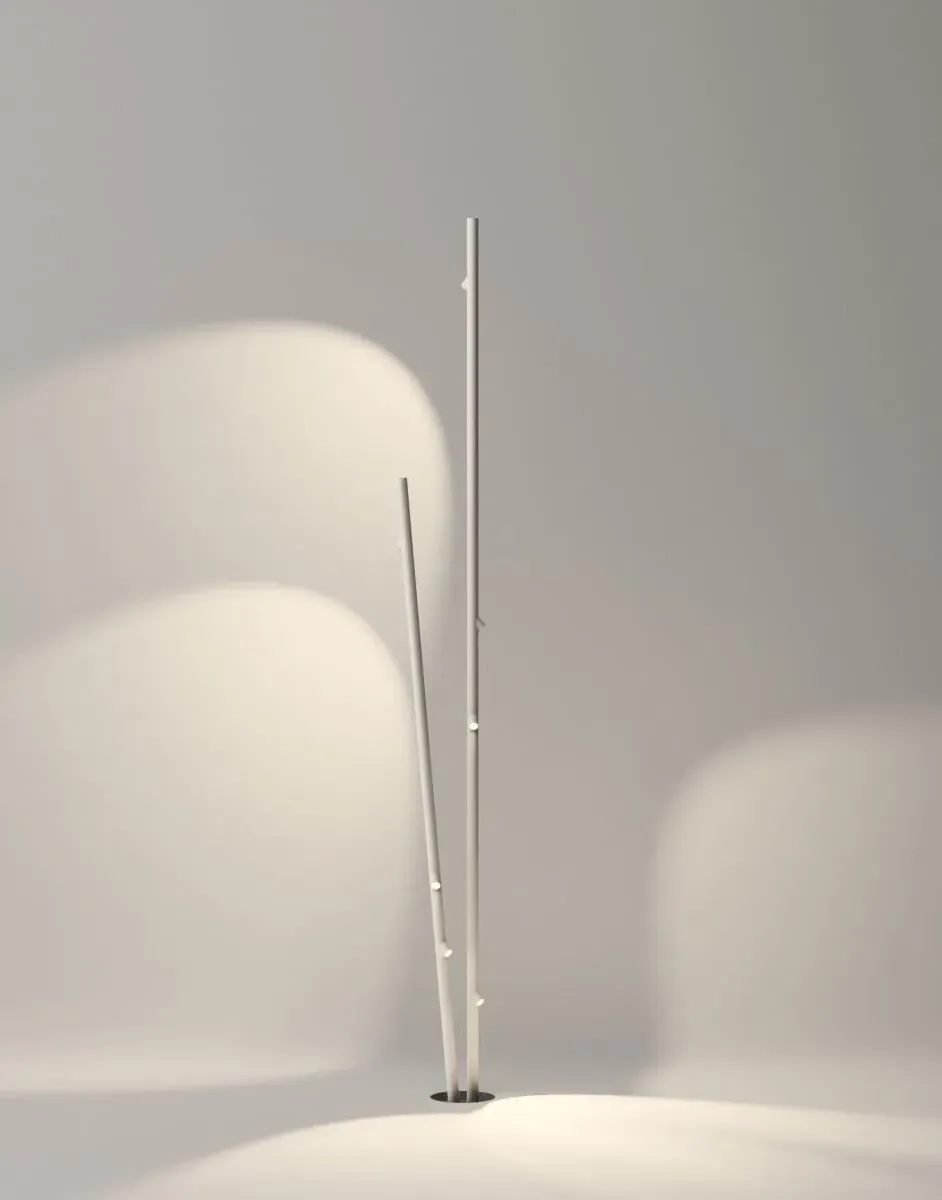 Bamboo 4810 Outdoor Floor Light - Oxide