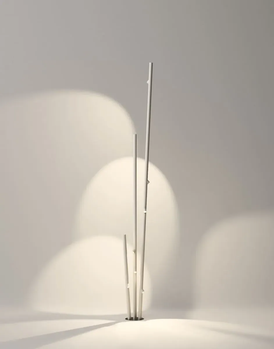 Bamboo 4812 Outdoor Floor Light - Khaki