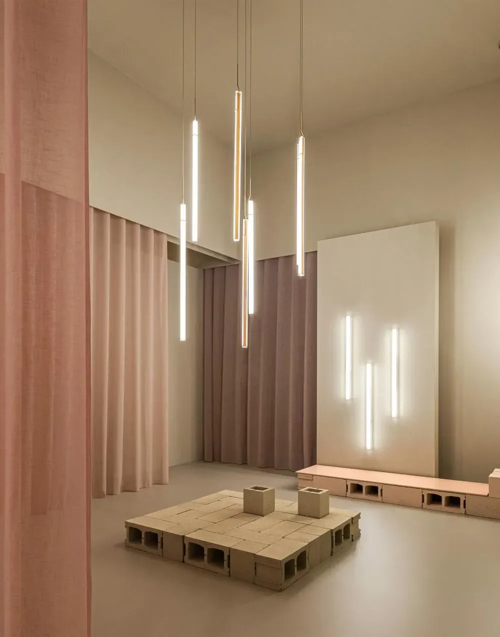 Circular Pendant Light - Gold, Steel