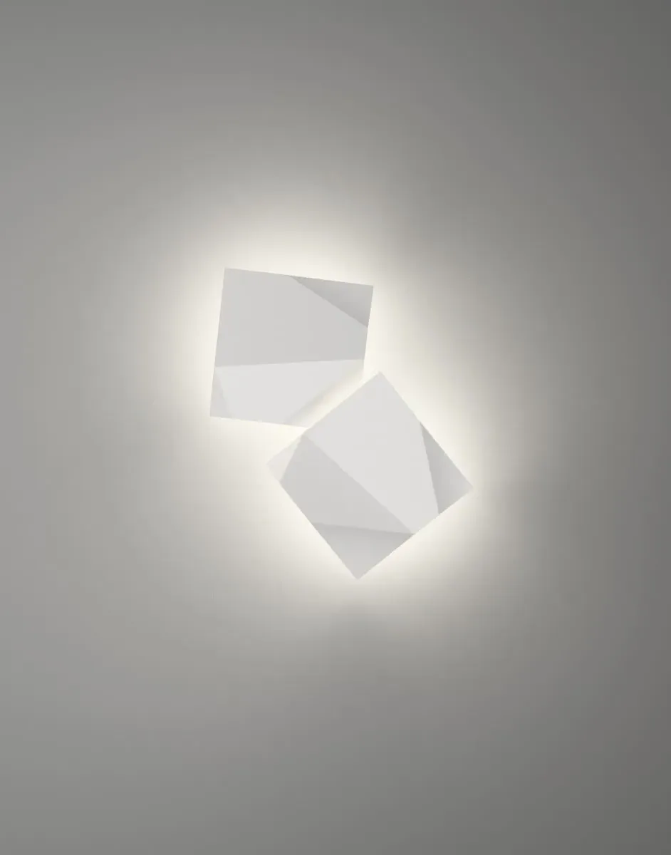 Cube Wall Light with Modular Design - Brown image