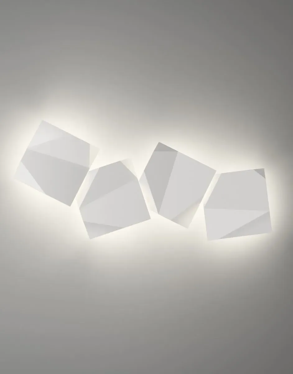 Cube Wall Light with Modular Design - Green