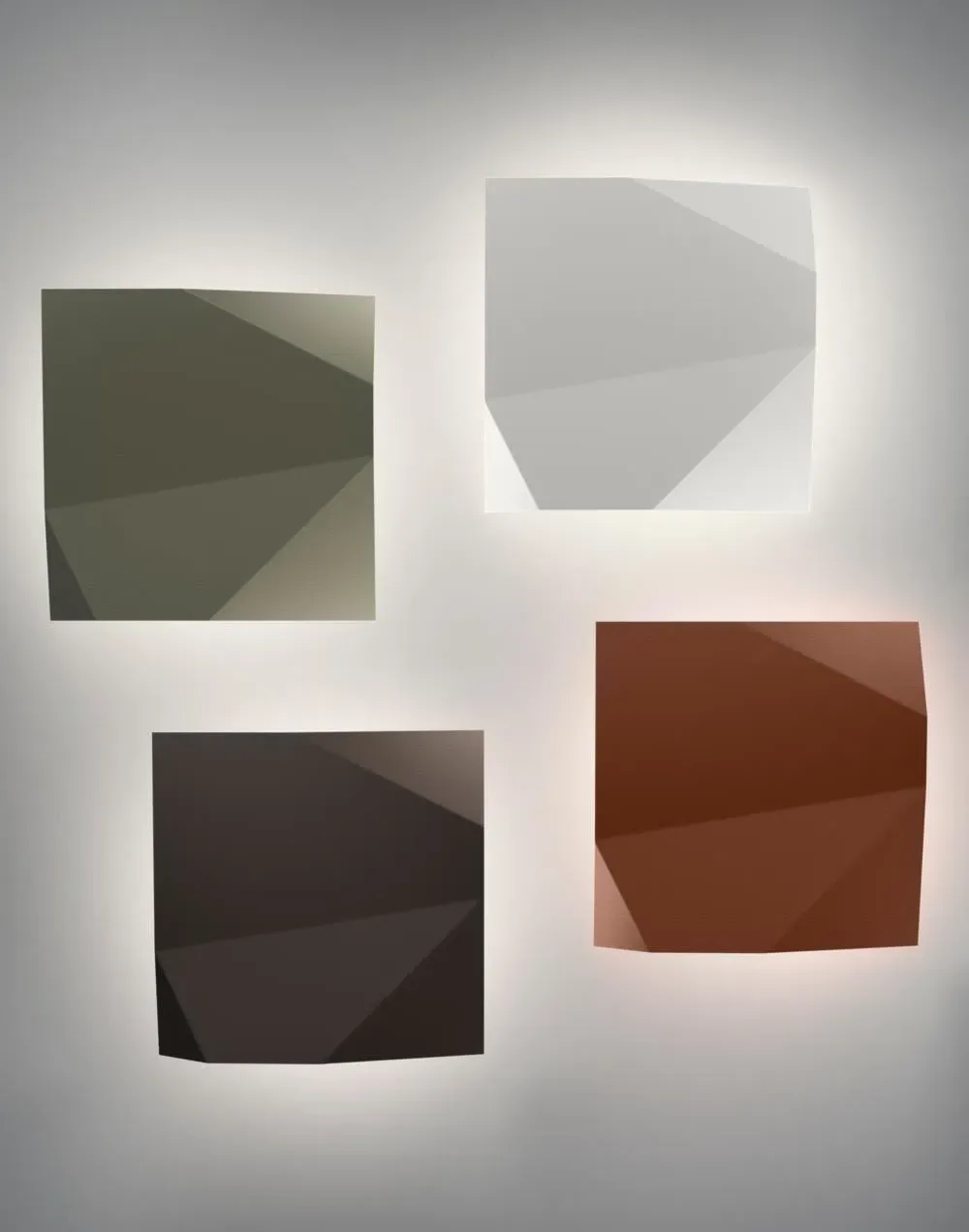 Cube Wall Light with Modular Design - White