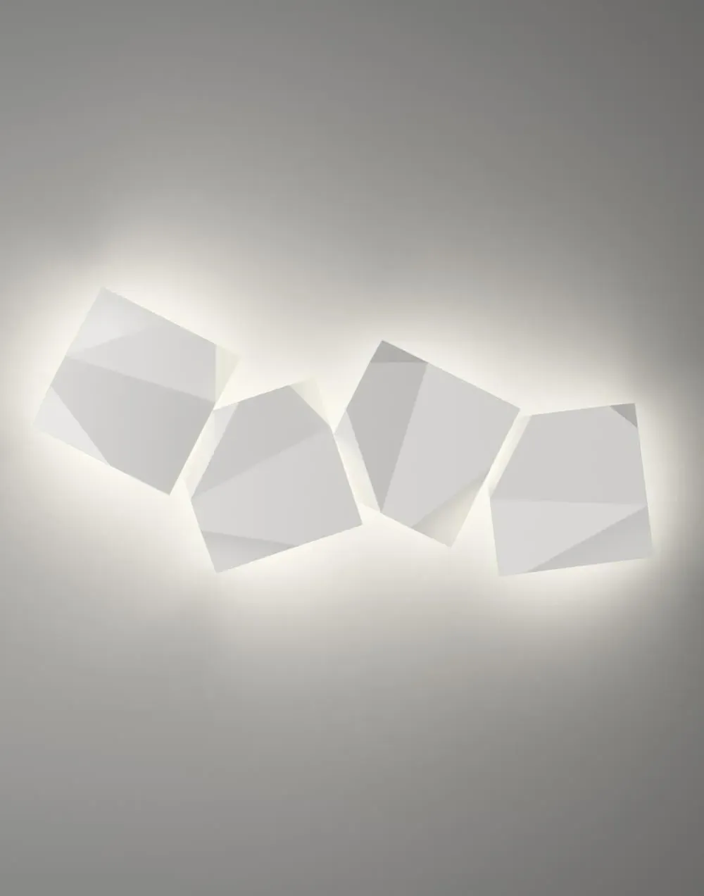Cube Wall Light with Modular Design - White