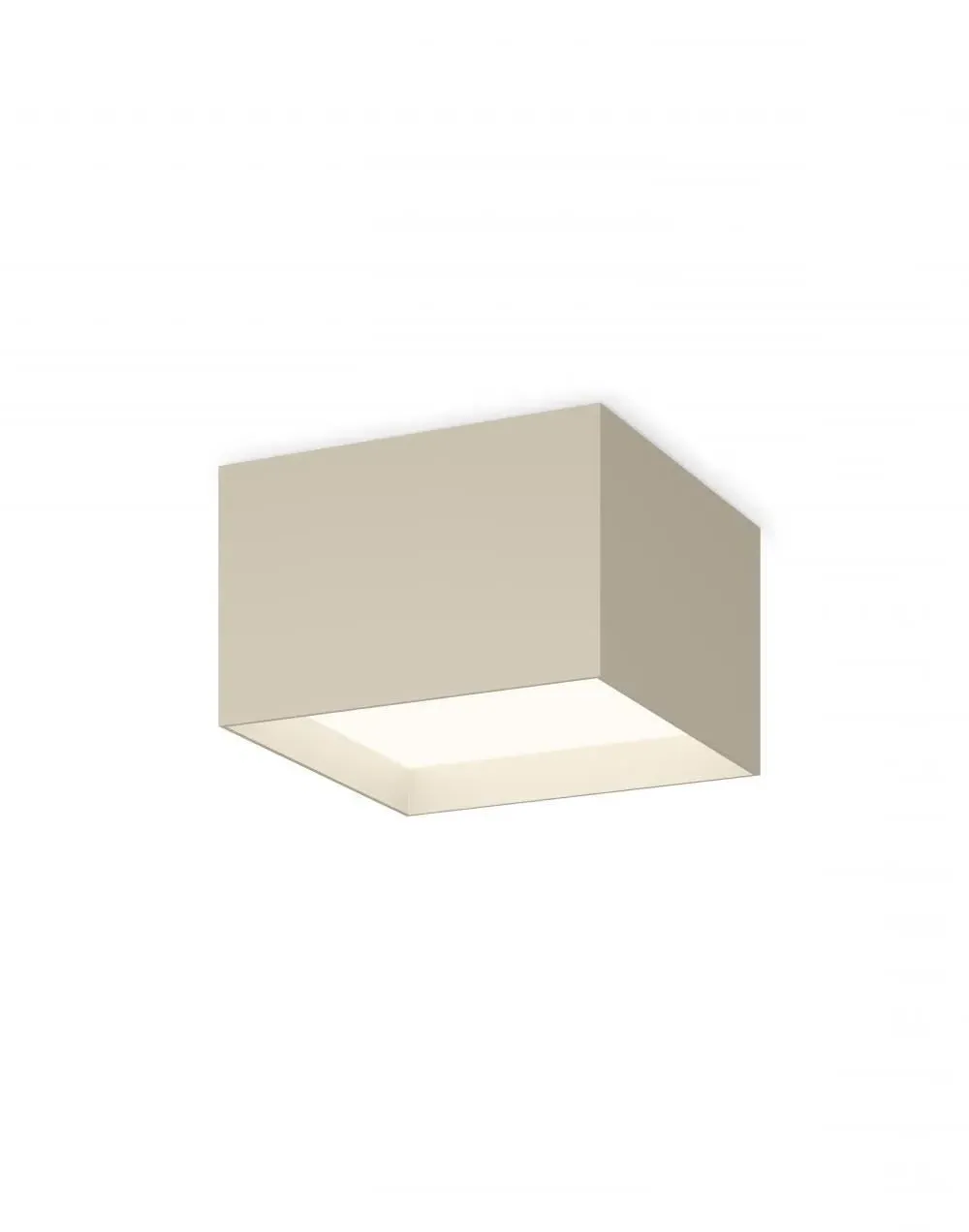 Cubic Ceiling Light with Direct Light - Light Grey