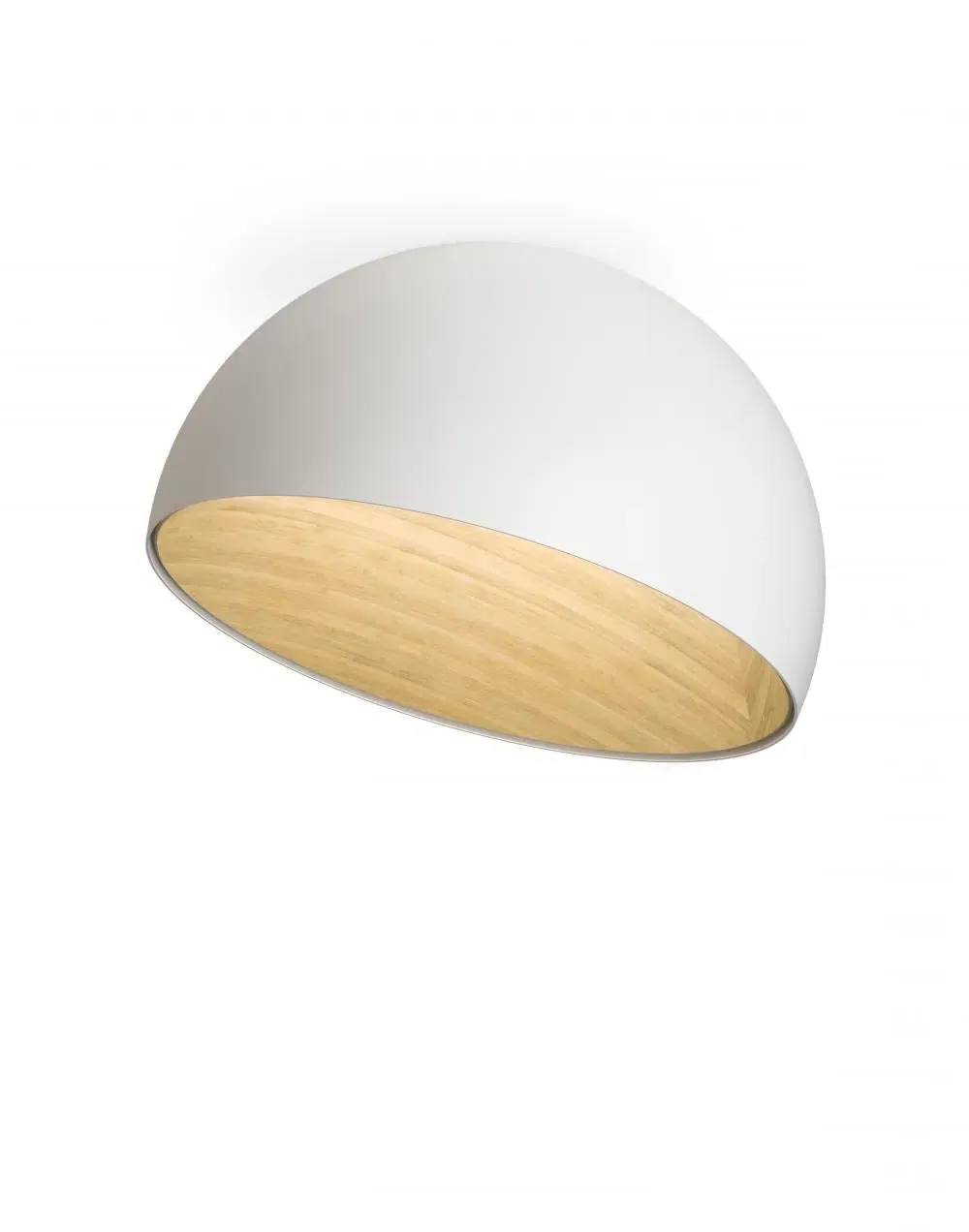 Duo Ceiling Light - White, Oak