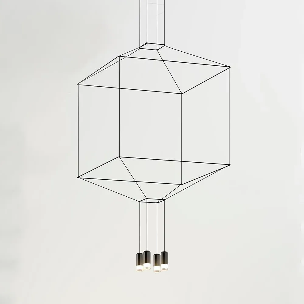 Extra Small Pendant Light with LED - Black Cable image