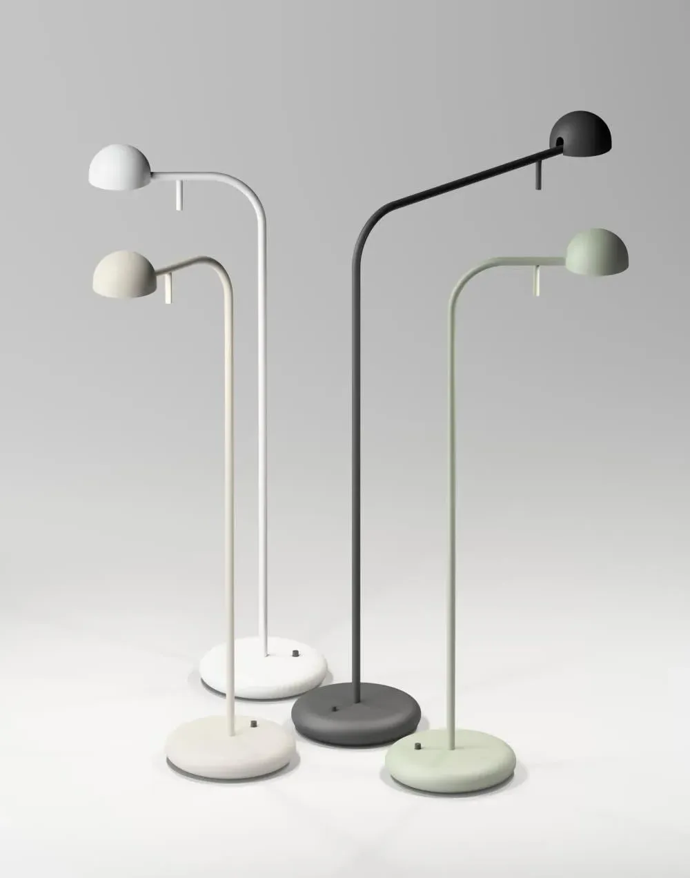 Large Table Lamp with Adjustable Head - Cream