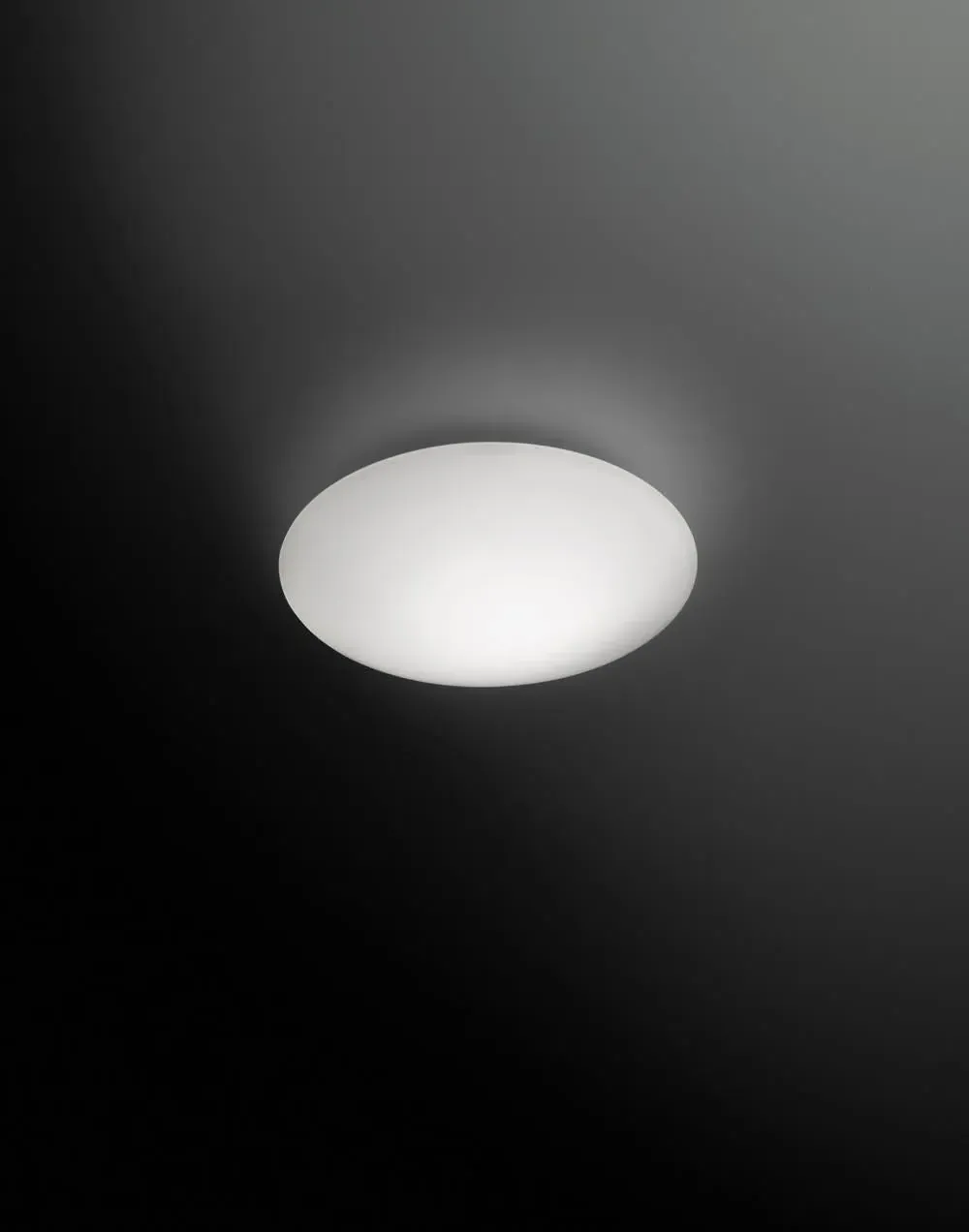 Medium Wall Light - Opal Glass, Aluminium image
