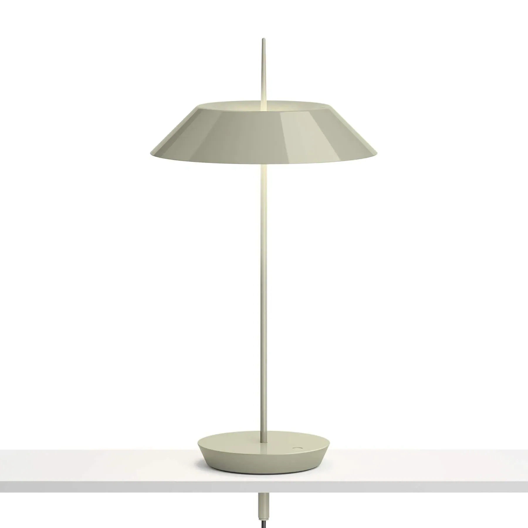 Mini Table Lamp with Dimmer - Green, Metal