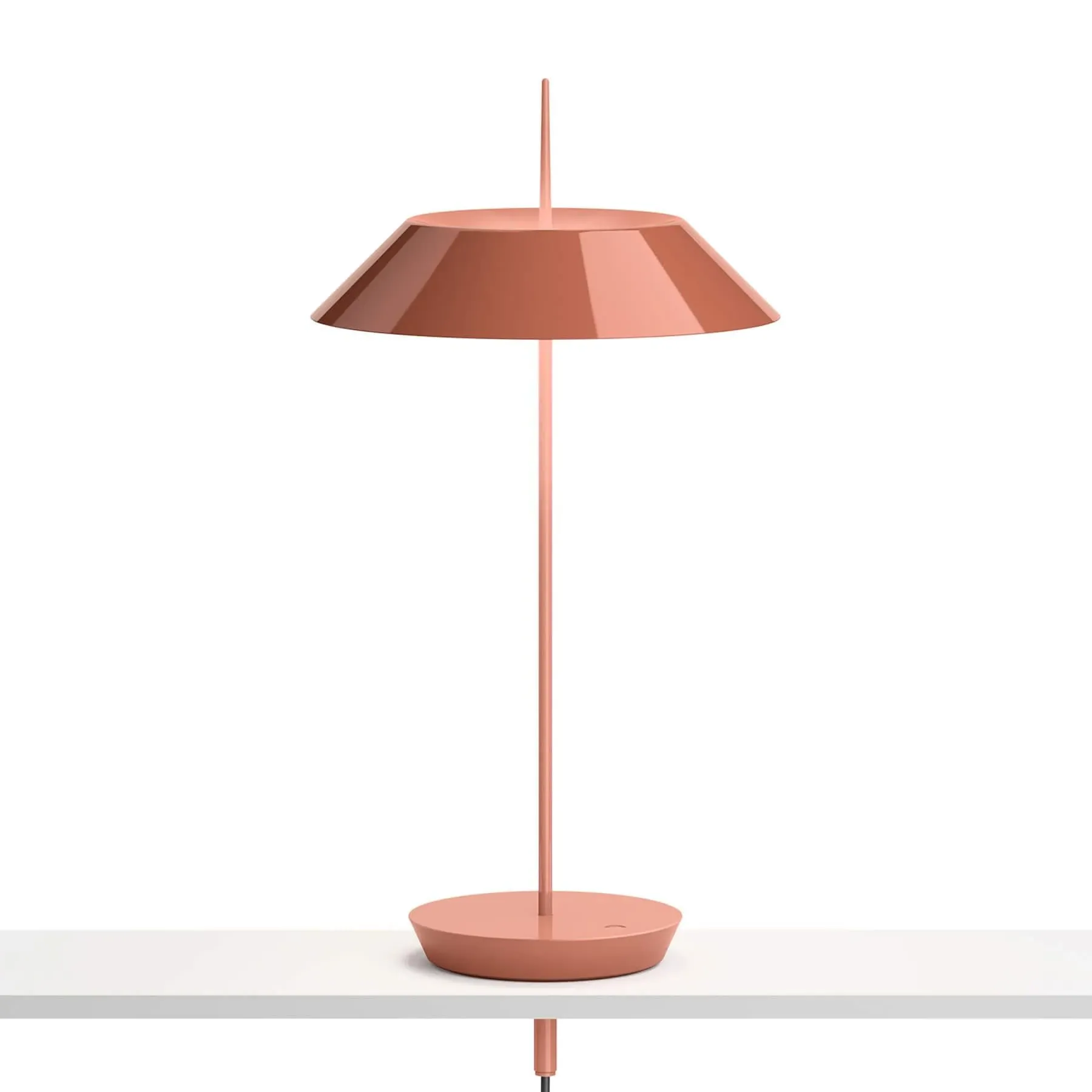 Mini Table Lamp with Dimmer - Terra Red, Metal image