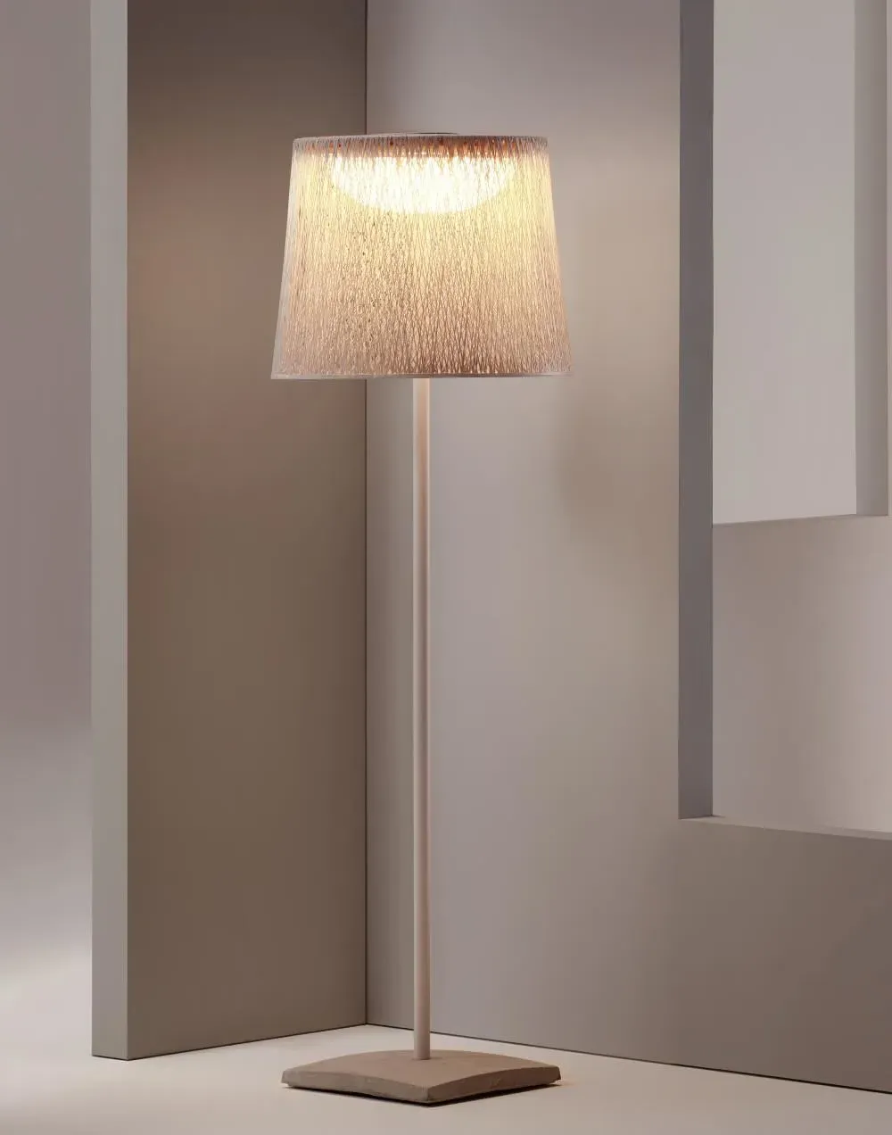 Outdoor Floor Light - Brown, Fibre Glass image