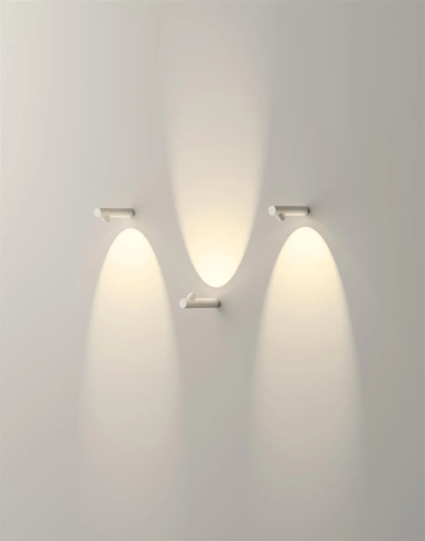 Outdoor Wall Light with LED - Off-White