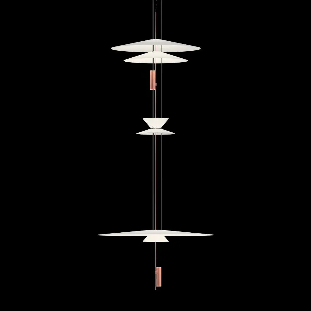 Pendant Light with LED - Copper, Metal image