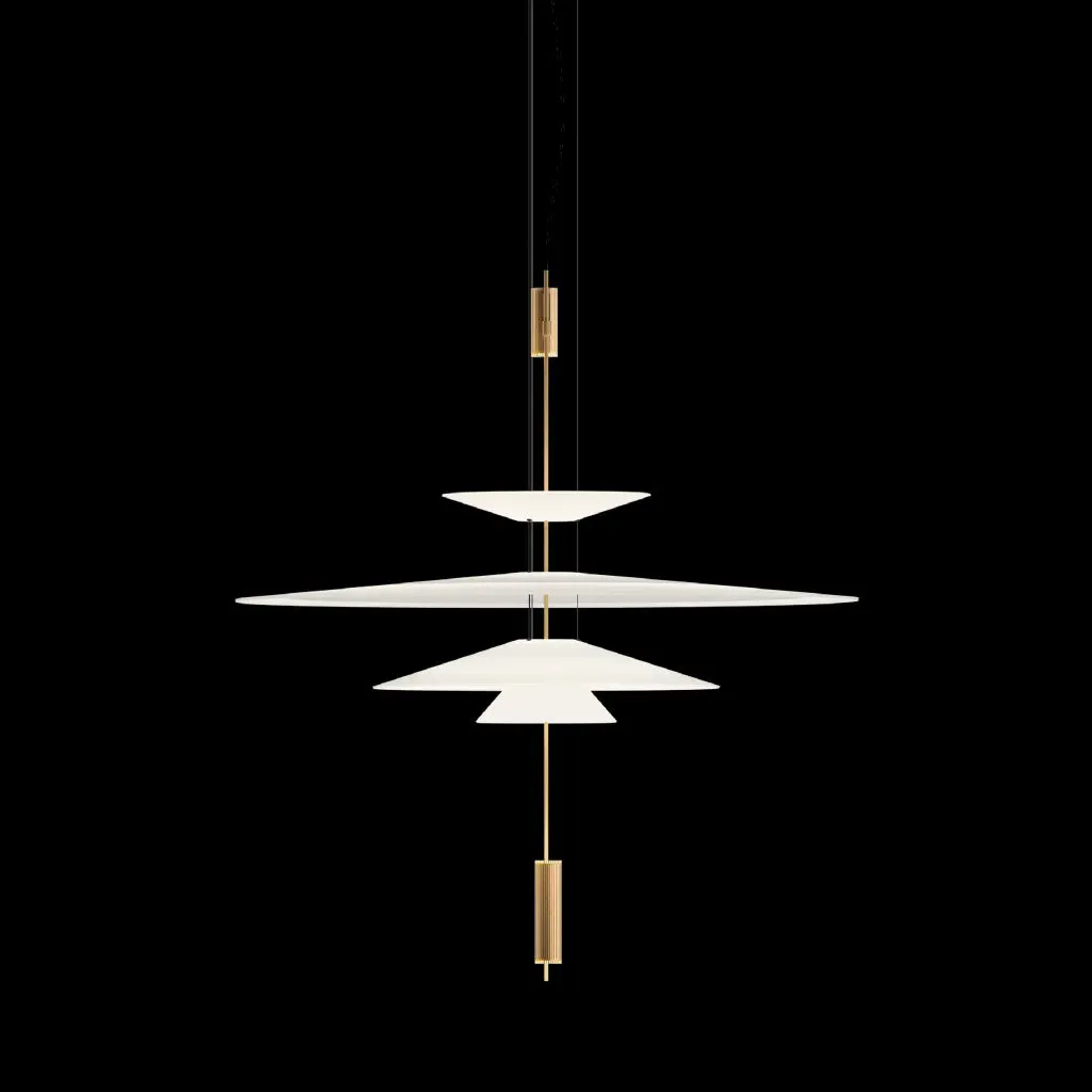Pendant Light with LED - Gold, Metal