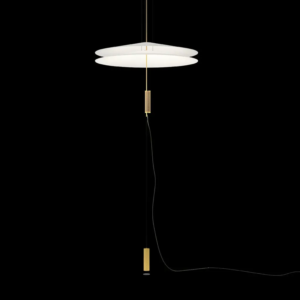 Pendant Light with LED - Gold, Metal