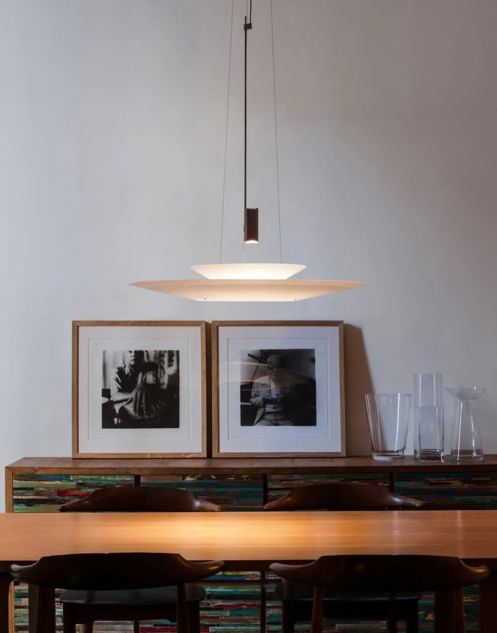 Pendant Light with LED - Graphite, Metal