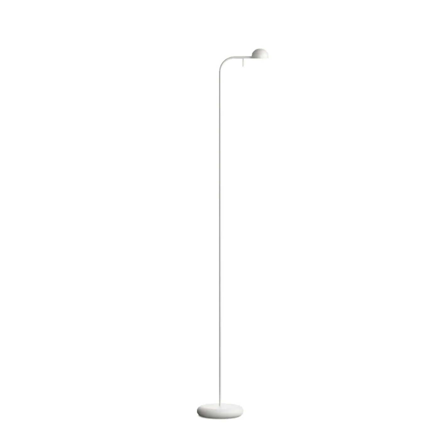 Single Small Floor Lamp - White image