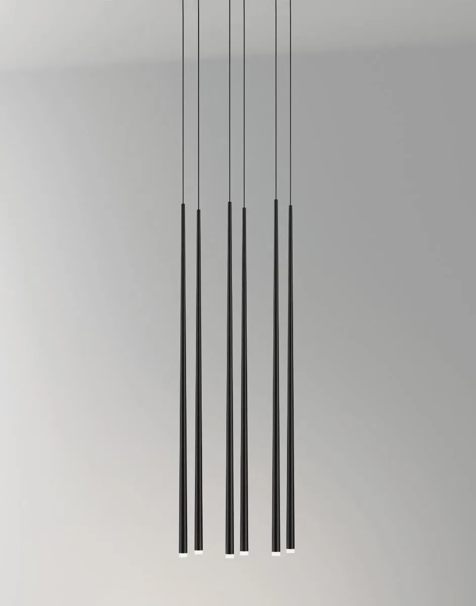 Slim Pendant Light 916 - White, Fiber