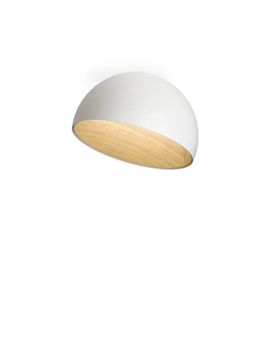 Surface Mount Ceiling Light - White, Oak